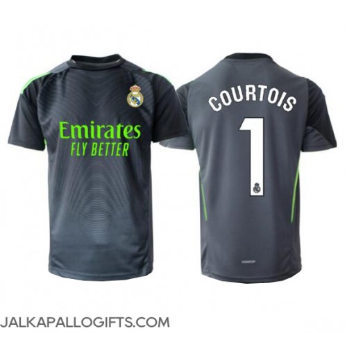 Real Madrid Thibaut Courtois #1 Maalivahti Kolmaspaita 2025-26 Lyhythihainen Real Madrid Thibaut Courtois #1 Maalivahti Kolmaspaita 2025-26 Lyhythihainen